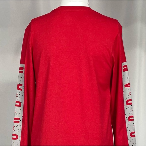 Air Jordan Longsleeved Cement Red New with Tags Small Bred Retro Shirt - Picture 7 of 9